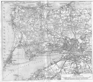 Areas around Kaliningrad city including Baltiysk Naval base, Prismorsk city and other cities and villages around regional center