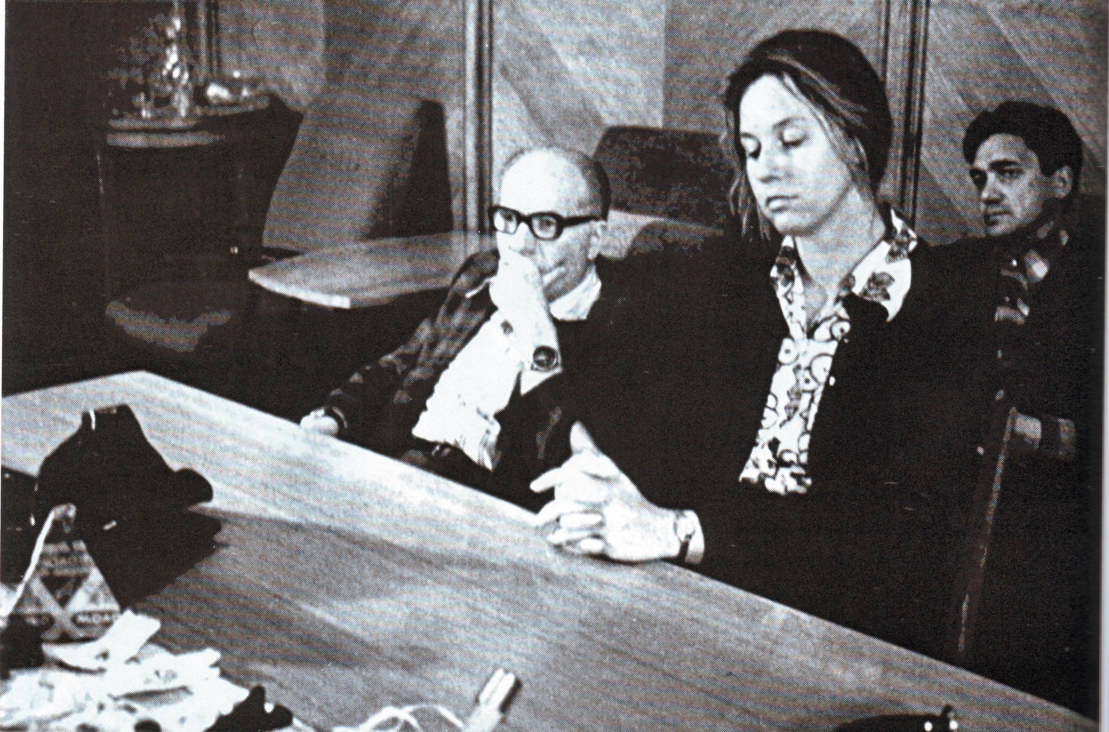 Martha Peterson in KGB headquarters after being arrested