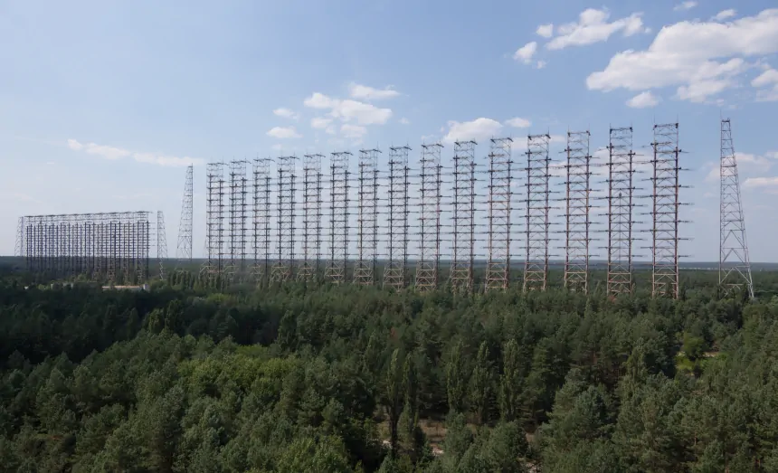 Duga 3 The Russian Woodpecker Radar Full View