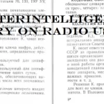 KGB Counter-intelligence Dictionary on Radio use Featured