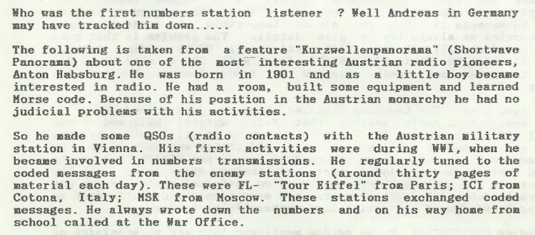 The First Numbers Stations Featured Image